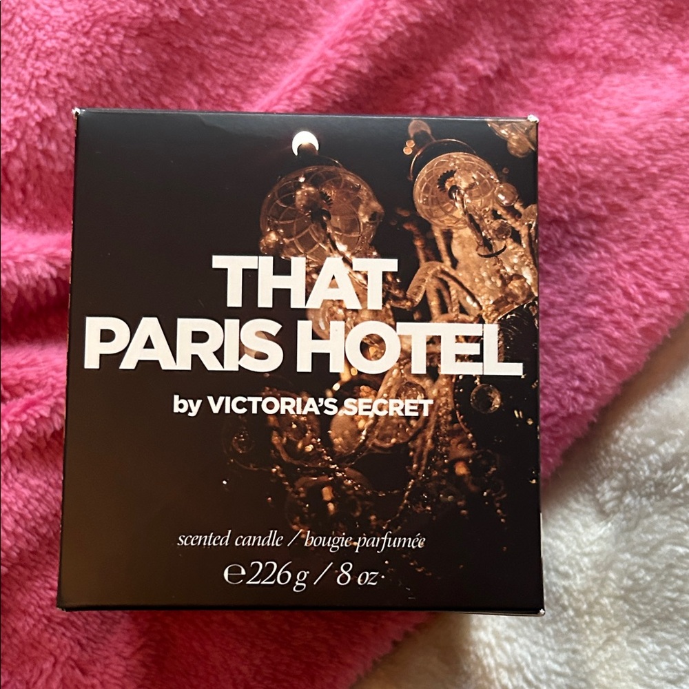 Victoria's Secret Candle in That Paris Hotel scent
